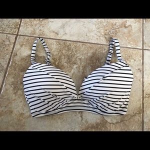 striped push-up bikini top from victoria’s secret